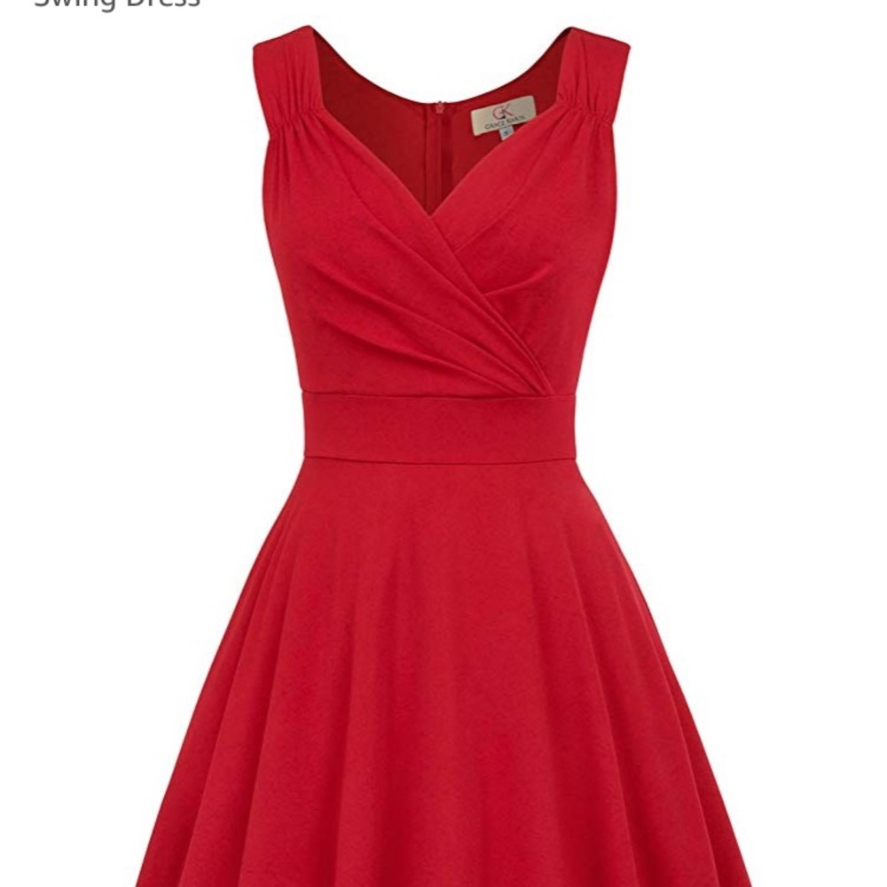 1950s swing dress